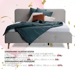 Daells Bolighus Sengeramme i klassisk design tilbud