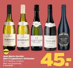 Netto Jean Marie Garnier eller Il Capolavoro Zinfandel tilbud