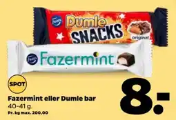 Netto Fazermint eller Dumle bar tilbud