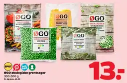 Netto ØGO økologiske grøntsager tilbud