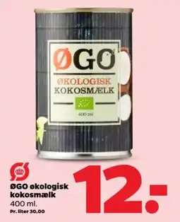 Netto ØGO økologisk kokosmælk tilbud