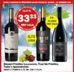 Købmandsgården Messeri Primitivo Susumaniello tilbud