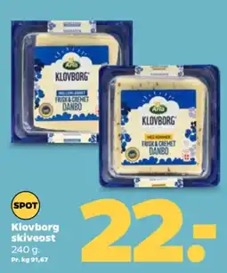 Netto Aria Klovborg skiveost tilbud