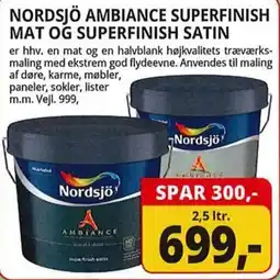 Farveland Nordsjö Ambiance Superfinish tilbud