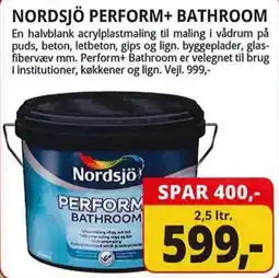 Farveland Nordsjö Perform Bathroom tilbud