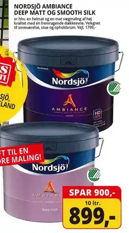 Farveland Nordsjö Ambiance Deep Matt tilbud
