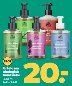 Netto Urtekram økologisk håndsæbe tilbud