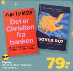Netto Anna Thygesen Det er Christian fra banken eller Sover du? tilbud