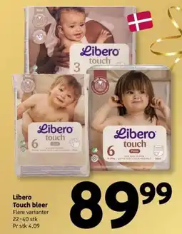 Løvbjerg Libero Touch bleer tilbud