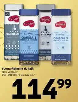 Løvbjerg Futura fiskeolie el. kalk tilbud