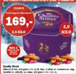 Købmandsgården Quality Street tilbud