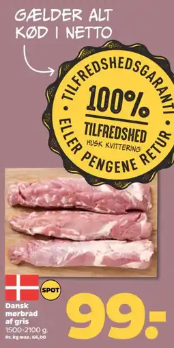 Netto mørbrad af gris tilbud