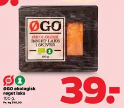 Netto ØGO økologisk røget laks tilbud