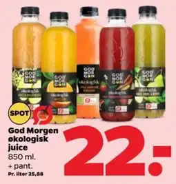Netto God Morgen økologisk juice tilbud