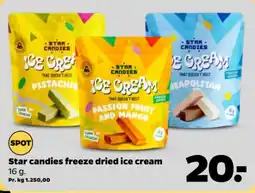 Netto Star candies freeze dried ice cream tilbud