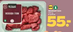 Netto Velsmag oksekød i tern tilbud