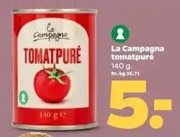 Netto La Campagna tomatpuré tilbud