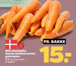 Netto ØGO økologiske gulerødder tilbud