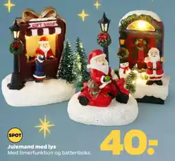 Netto Spot Julemand med lys tilbud