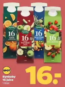 Netto Rynkeby 16 juice tilbud