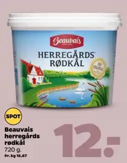 Netto Beauvais herregårds rødkål tilbud