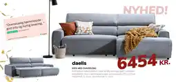 Daells Bolighus daells sofa med chaiselong tilbud