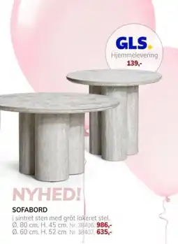 Daells Bolighus Sofabord tilbud