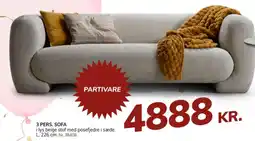 Daells Bolighus Partivare 3 pers. sofa tilbud