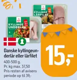 Føtex Kyllingeunderlår eller lårfilet tilbud