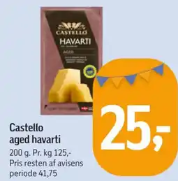 Føtex Castello aged havarti tilbud
