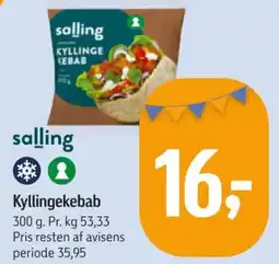 Føtex salling Kyllingekebab tilbud