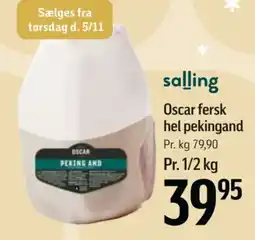 Føtex Oscar pekingand tilbud