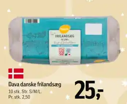Føtex Dava frilandsæg tilbud