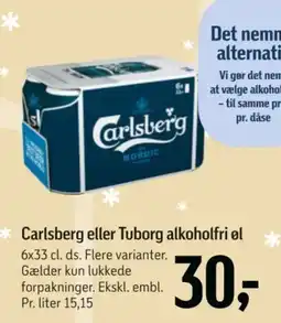 Føtex Carlsberg alkoholfri øl tilbud