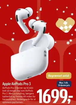 Føtex Apple AirPods Pro 3 tilbud