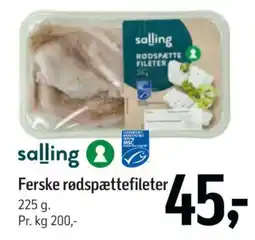 Føtex Salling ferske rødspættefileter tilbud