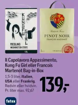 Føtex Kung Fu Girl Pinot Noir tilbud