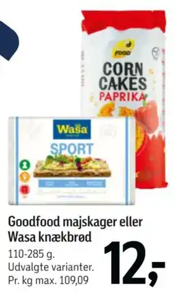 Føtex Wasa sport tilbud
