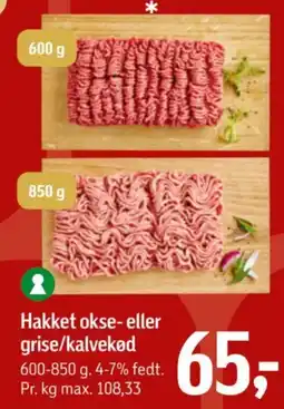 Føtex Hakket okse- eller grise/kalvekød tilbud