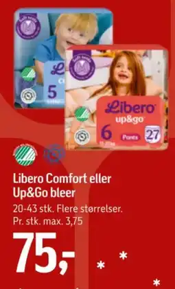 Føtex Libero Comfort eller Up&Go bleer tilbud