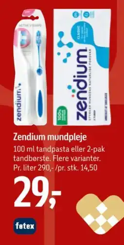 Føtex Zendium mundpleje tilbud