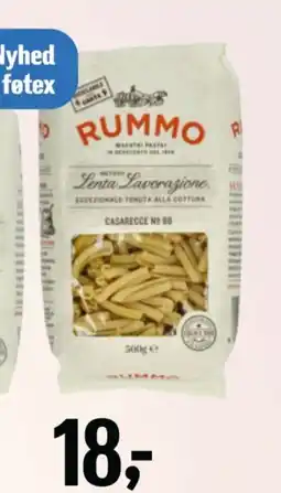 Føtex Rummo casarecce n° 88 tilbud