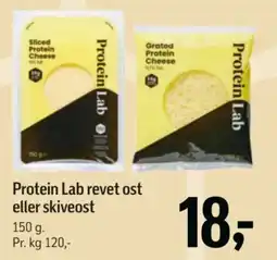 Føtex Protein Lab revet ost eller skiveost tilbud