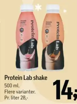 Føtex Protein Lab shake tilbud