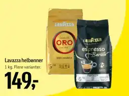 Føtex Lavazza helbønner tilbud