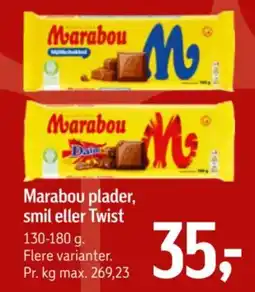Føtex Marabou plader tilbud