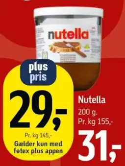 Føtex Nutella tilbud