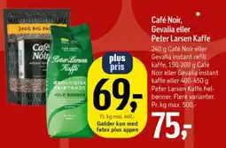 Føtex Café Noir Gevalia Peter Larsen Kaffe tilbud