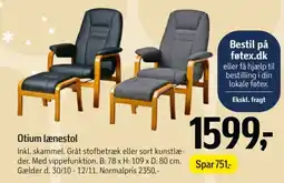 Føtex Otium lænestol tilbud