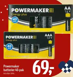 Føtex Powermaker batterier tilbud